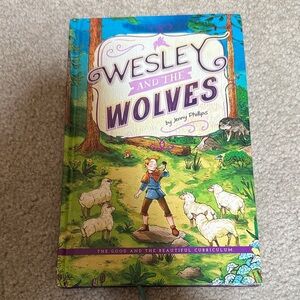 Wesley and the Wolves Hardcover Kids Book - Purple & Green Cover